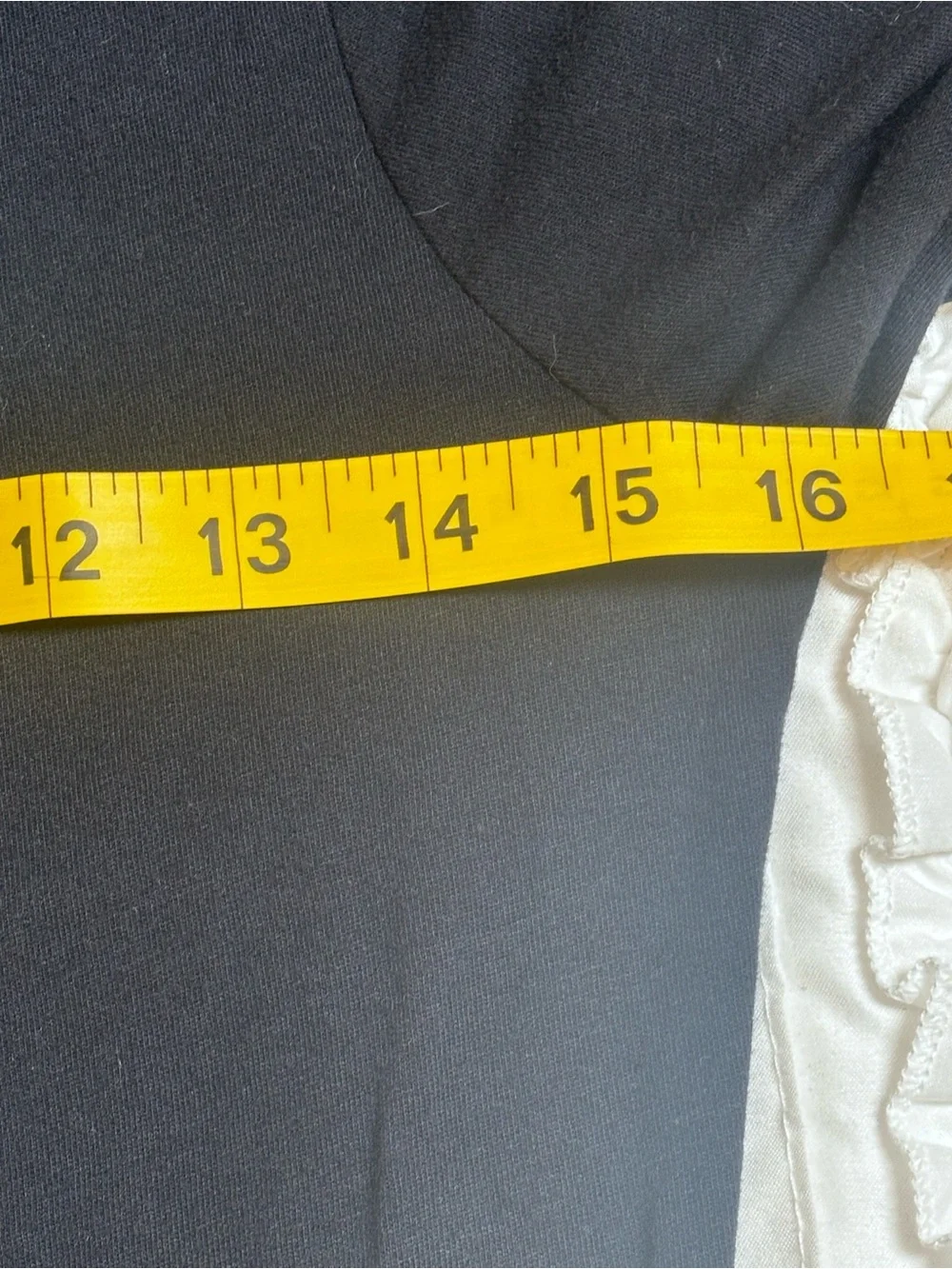 Hollister Navy Long Sleeve Tee with White Logo - Picture 6 of 7